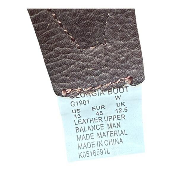 Georgia Boot Steel Toe Work Cowboy Boot Men size 13 Wide - Picture 7 of 10